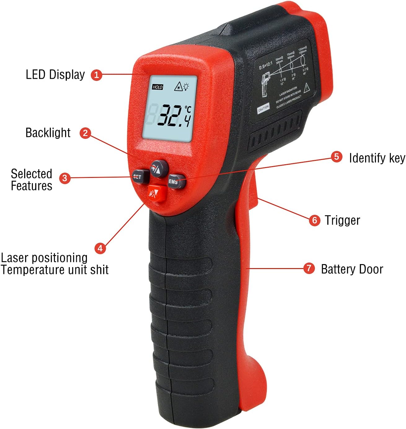 VA8050A General Non-Contact Thermometer - Image 3